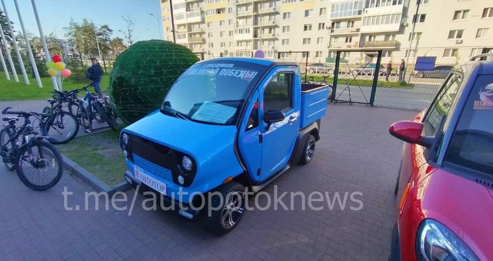 Компания «Автотор» презентовала новый электрический грузовичок